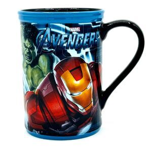 Disney 2012 Marvel The Avengers Coffee Mug Iron Man Hulk Thor Captain America